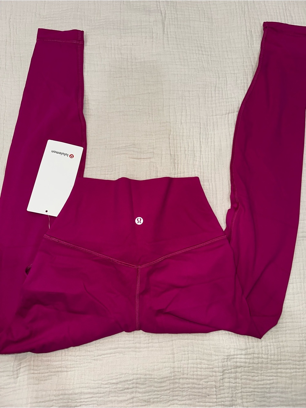 lululemon athletica Kids' High-Waist Fuchsia/Magenta Leggings